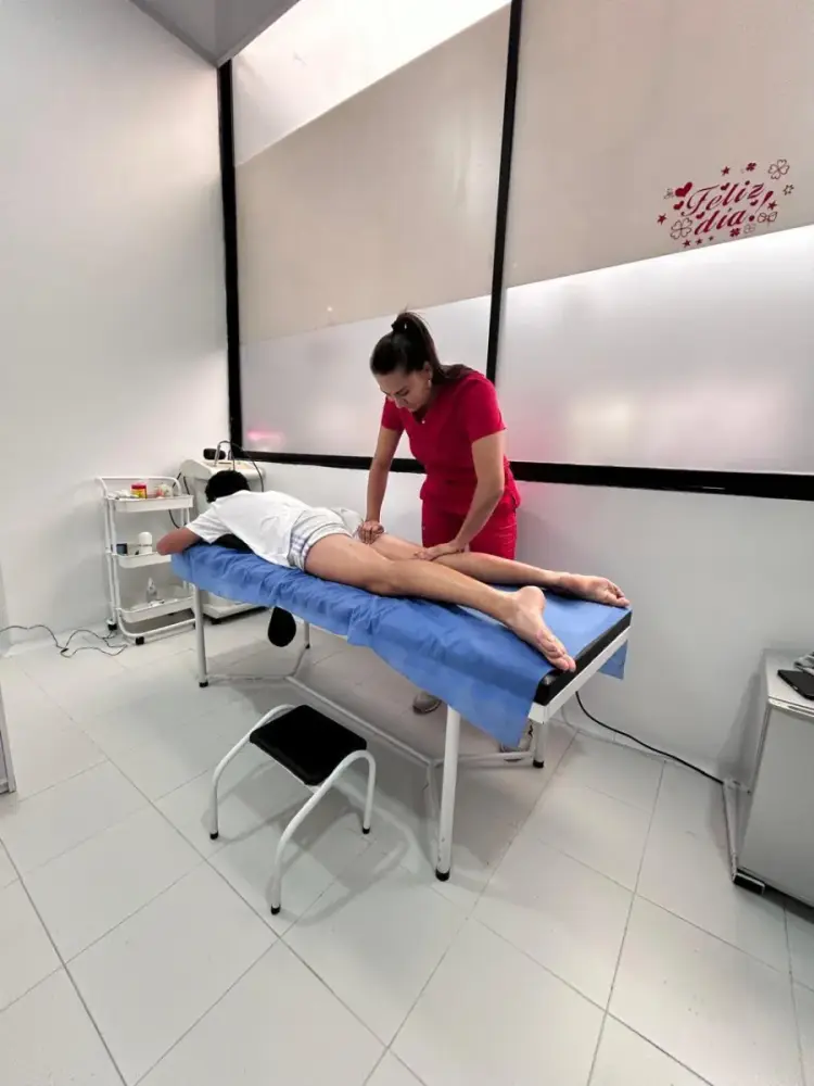 Sesión de fisioterapia